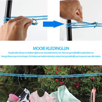 🏆LAST DAY SPECIAL PRICE⚡50K+ SOLD💕Windproof Non-Slip Clothesline (offer)