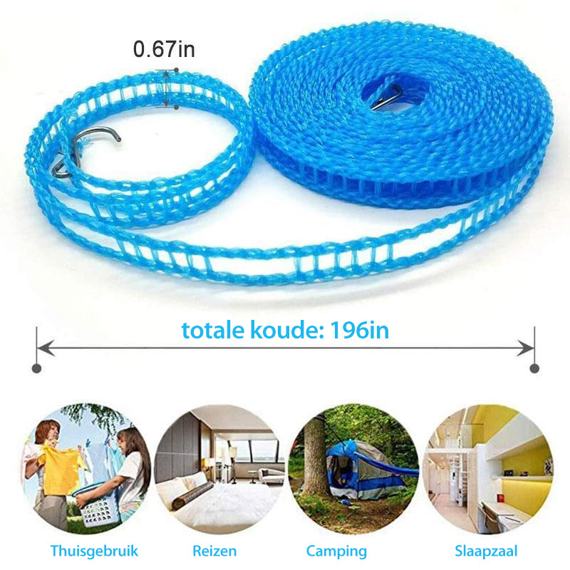 🏆LAST DAY SPECIAL PRICE⚡50K+ SOLD💕Windproof Non-Slip Clothesline (offer)