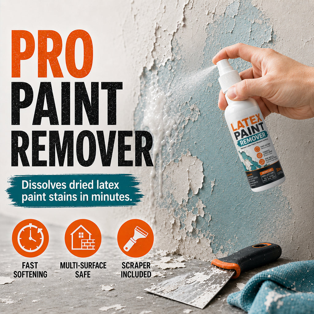 Viblitz™ Fast-Acting Latex Paint Remover Spray – Soften, Spray & Wipe Away Dried Paint