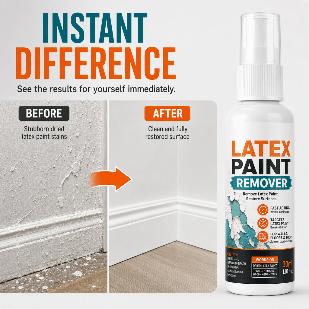 Viblitz™ Fast-Acting Latex Paint Remover Spray – Soften, Spray & Wipe Away Dried Paint
