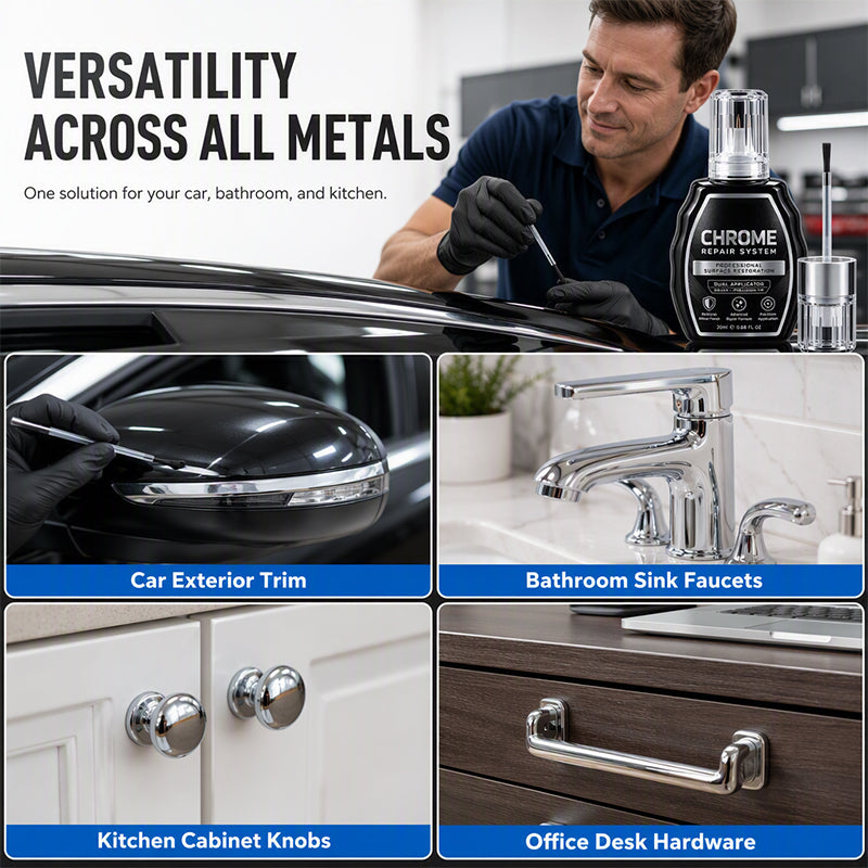 Viblitz™ Chrome Repair Pen – Restore Dull, Oxidized Metal to a High-Gloss Shine