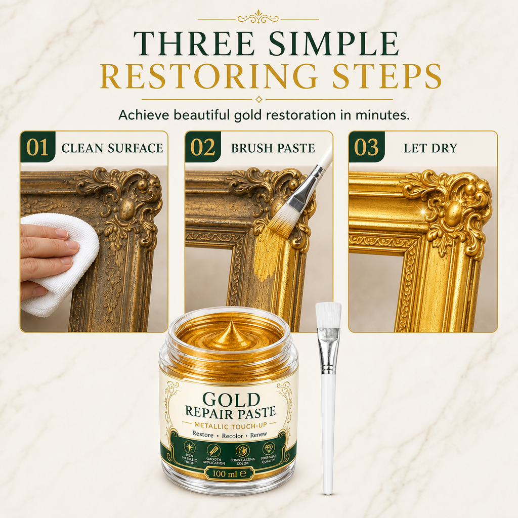 Gold Metallic Refinishing Repair Paste with Brush (offer)