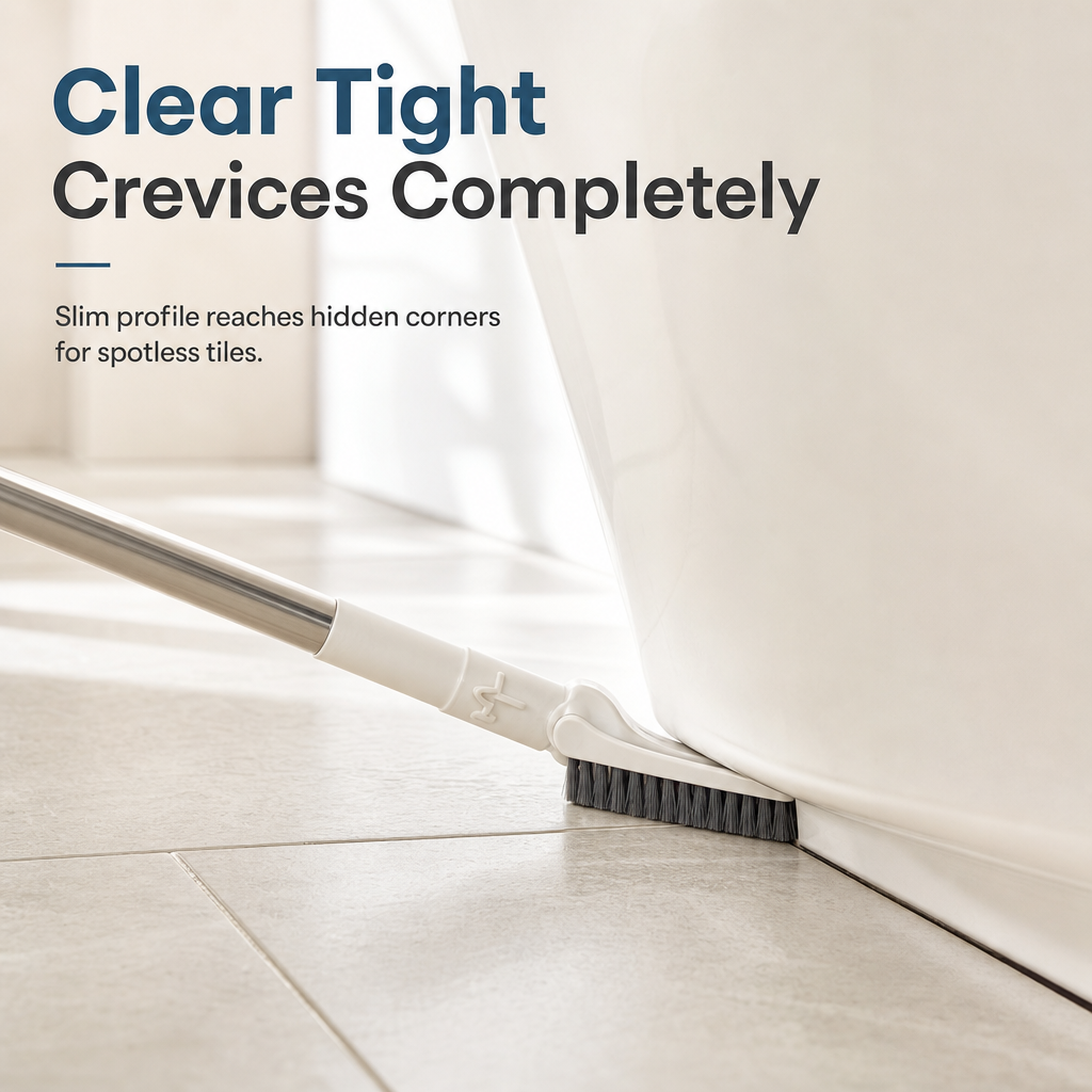 Viblitz™ Extendable Corner Scrub Brush – Clean High & Low Without Bending