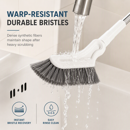 Viblitz™ Extendable Corner Scrub Brush – Clean High & Low Without Bending