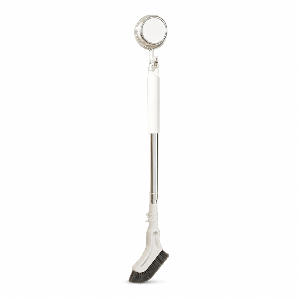 Viblitz™ Extendable Corner Scrub Brush – Clean High & Low Without Bending