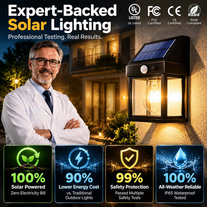 Motion Sensor Solar Wall Light,  (offer)